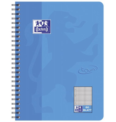 Collegeblock 400086488 touch, Lineatur 22 / liniert mit Rand innen, B5, 90g, blau, 80 Blatt Collegeblock 400086488 touch, Lineatur 22 / liniert mit Rand innen, B5, 90g, blau, 80 Blatt