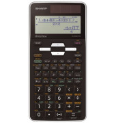 Schulrechner - Solarbetrieb, 4-zeilig Punktmatrix Display, schwarz/weiß