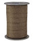 Geschenkband Ringelband 10mm x 100m Glitter braun