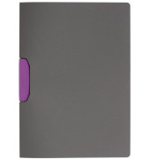 Klemmhefter DURASWING COLOR 30 230408, A4 grau, für ca. 30 Blatt, Polypropylen (PP)