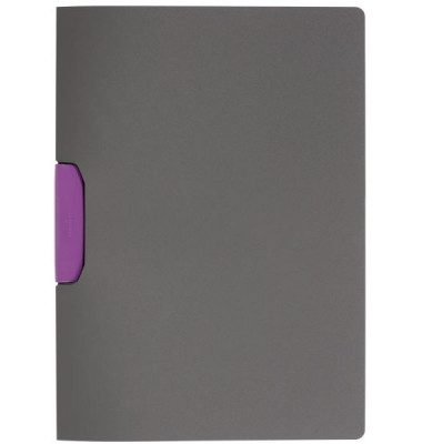 Klemmhefter DURASWING COLOR 30 230408, A4 grau, für ca. 30 Blatt, Polypropylen (PP)
