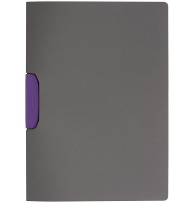 Klemmhefter DURASWING COLOR 30 230412, A4 grau, für ca. 30 Blatt, Polypropylen (PP)