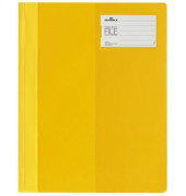 Schnellhefter PROJECT FILE 274504, A4, gelb, Kunststoff, Vorderdeckel transparent