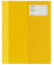 Schnellhefter PROJECT FILE 274504, A4, gelb, Kunststoff, Vorderdeckel transparent