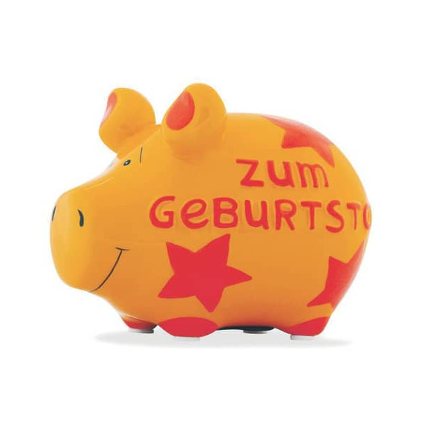 3 Stück KCG Spardose Schwein (klein) 100845 , zum Geburtstag 4260185590932 KCG