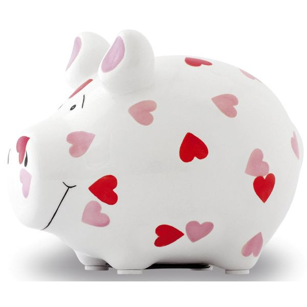 3 Stück KCG Spardose Schwein (klein) 101575 , Herzen 4260185596446 KCG