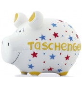 Spardose Schwein 100061 klein "Taschengeld" 12,5x9cm