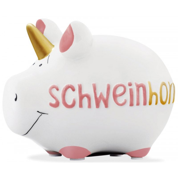 3 Stück KCG Spardose Schwein (klein) 101599 , Schweinhorn 4260185596705 KCG