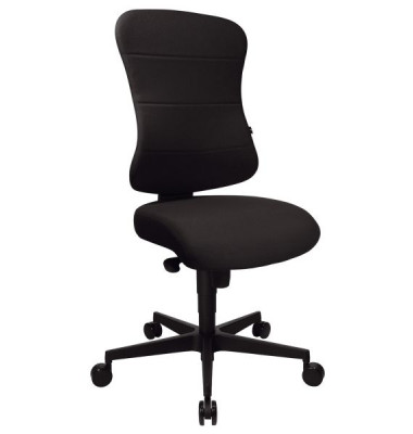 B&uuml;rostuhl Art Comfort, schwarz / schwarz, bis 110kg, ohne Kopfst&uuml;tze