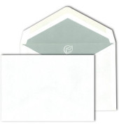 Briefumschläge C6 ohne Fenster nassklebend 80g weiß