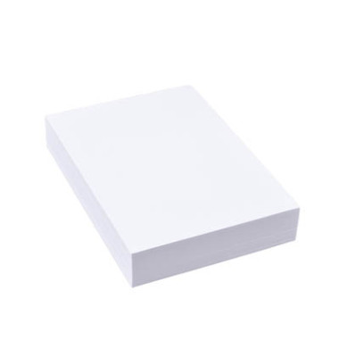 Zettelklotz 100110259850537, A6, lose, weiß, Papier, 250 Blatt