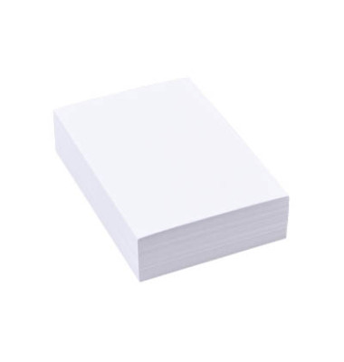Zettelklotz 100110259850545, A7, lose, weiß, Papier, 250 Blatt