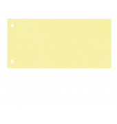 Trennstreifen 100110259432570 gelb 190g gelocht 24x10,5cm