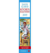 Streifenkalender 1401 Motive "Tante Clara`s Küchenkalender" 2Wochen/1Seite 11x49cm 2024