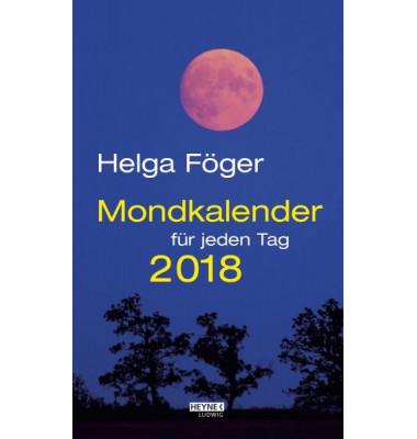 Tagesabreißkalender Mondkalender Helga Föger 1Tag/1Seite 13x21,5cm 2021