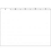Leitregister 15007 A7 A-Z weiß