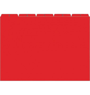 Leitregister 15005 A5 A-Z rot Leitregister 15005 A5 A-Z rot