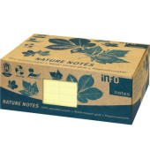 Haftnotizen 5655-11box, Recycling, 125x75mm, gelb, Quadratisch