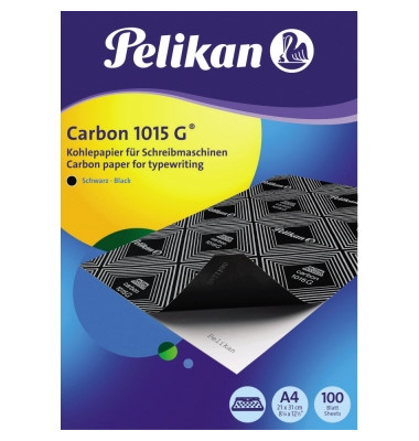 018770 100Bl 1015G Kohlepapier f&uuml;r Schreibmaschinen A4 CARBON schwarz