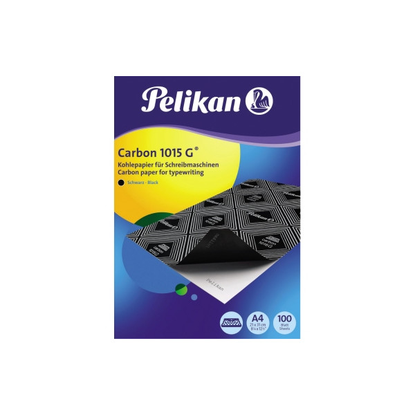 4012700018779 - Kohlepapier Carbon 1015G 100 Blatt für Schreibmaschinen A4 schwarz - 1 Stück (018770)