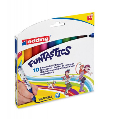 Filzstifte Funtastics Etui 3mm Rundspitze
