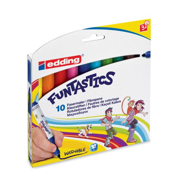 4004764955749 - Filzstifte Funtastics Etui 3mm Rundspitze 4004764955749 10 Stück