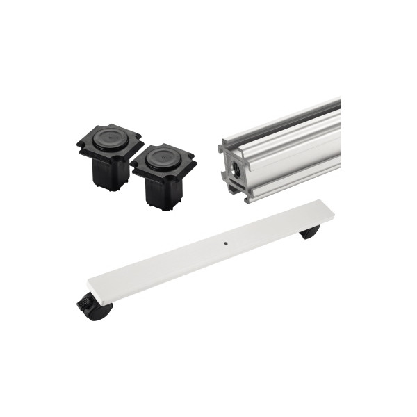 4013695001388 - Vierkant-Säule mFußelement 1800mm fahrbar 4013695001388 - Vierkant-Säule mFußelement 1800mm fahrbar