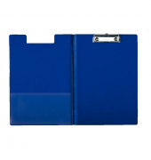 Klemmbrettmappe 56045 A4 blau Karton mit PP-Überzug inkl Aufhängeöse 