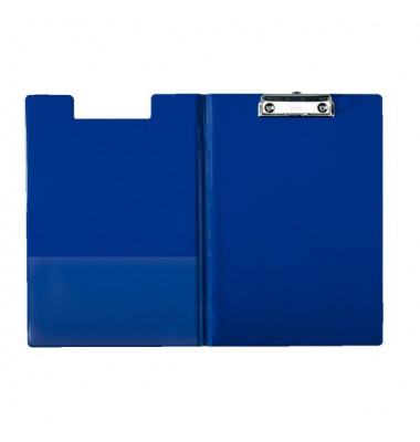 Klemmbrettmappe 56045 A4 blau Karton mit PP-Überzug inkl Aufhängeöse 