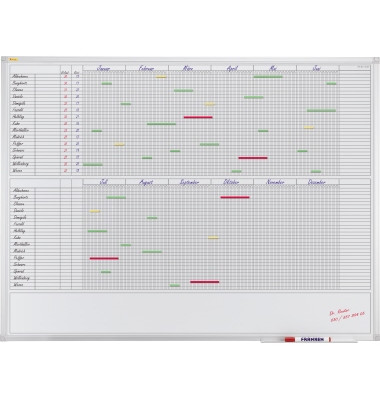 Jahresplaner bis 30 Pos. 90x120cm magneth. Jahresplaner bis 30 Pos. 90x120cm magneth.