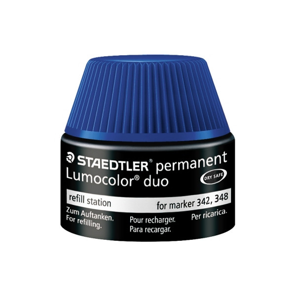 4 Stück Staedtler 48848-3 Tankstelle Lumocolor blau 4007817488041 Staedtler 15 Milliliter