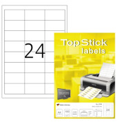 Etiketten 8736, weiß 64,6x33,8mm, rechteckig, 