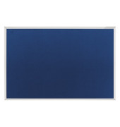 Pinnwand 1490003, 90x60cm, Filz, Aluminiumrahmen, blau