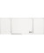 Whiteboard-klappbar ferroscript®, 1240303, 150/300x90cm, emailliert, Aluminiumrahmen