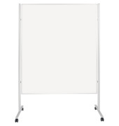 Whiteboard mobil Mobile, 1201100M, 150x120cm (BxH), emailliert, Aluminiumrahmen