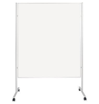 Whiteboard mobil Mobile, 1201100M, 150x120cm (BxH), emailliert, Aluminiumrahmen