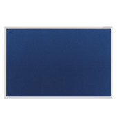 Pinnwand 1415003, 150x100cm, Filz, Aluminiumrahmen, blau