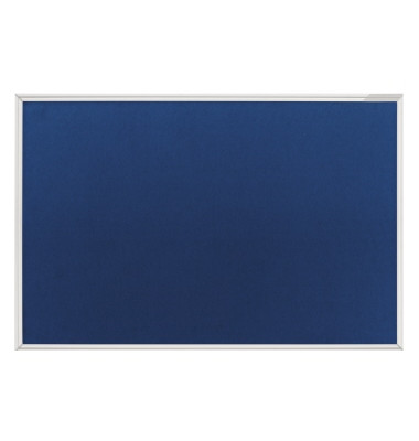 Pinnwand 1415003, 150x100cm, Filz, Aluminiumrahmen, blau Pinnwand 1415003, 150x100cm, Filz, Aluminiumrahmen, blau