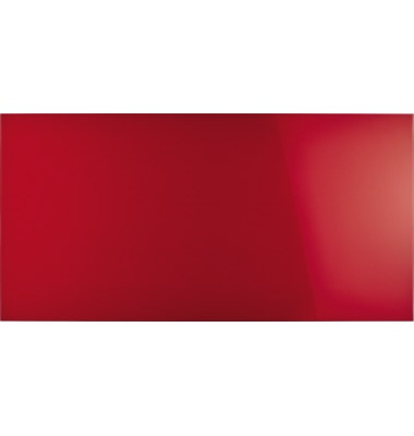 Glas-Magnetboard 13409006, 200x100cm, rot