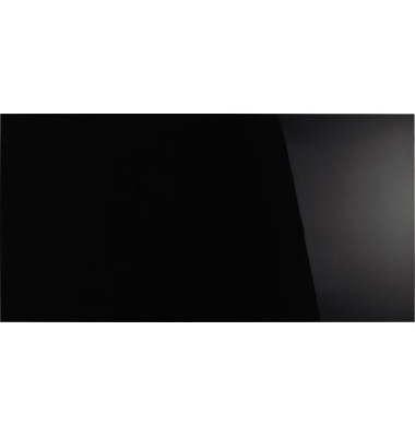 Glas-Magnetboard 13409012, 200x100cm, schwarz