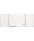 Klapp-Whiteboard ferroscript 250 x 90cm emailliert Aluminiumrahmen