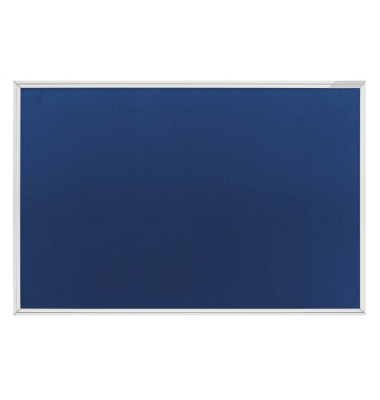 Pinnwand 1412003, 120x90cm, Textil, Aluminiumrahmen, blau Pinnwand 1412003, 120x90cm, Textil, Aluminiumrahmen, blau