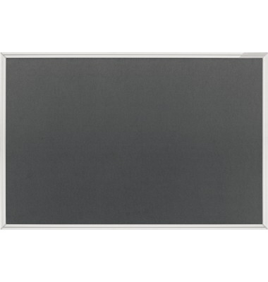 Pinnwand 1412001, 120x90cm, Textil, Aluminiumrahmen, grau