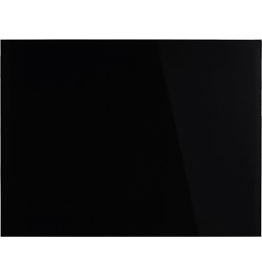 Glas-Magnetboard 13403012, 80x60cm, schwarz