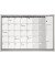 Monatsplaner CC 92 x 62,5 cm (B x H) 7-Tage-Woche Aluminium weiß silbereloxiert