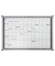 Monatsplaner CC 92 x 62,5 cm (B x H) 7-Tage-Woche Aluminium weiß silbereloxiert