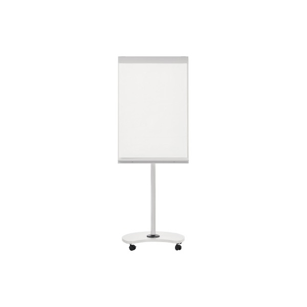 4013695030715 - Flipchart Junior Plus mobil 12269F14 68x95cm lichtgrau mit Rollen mit 2 Seitenarmen 4013695030715 Magnetoplan