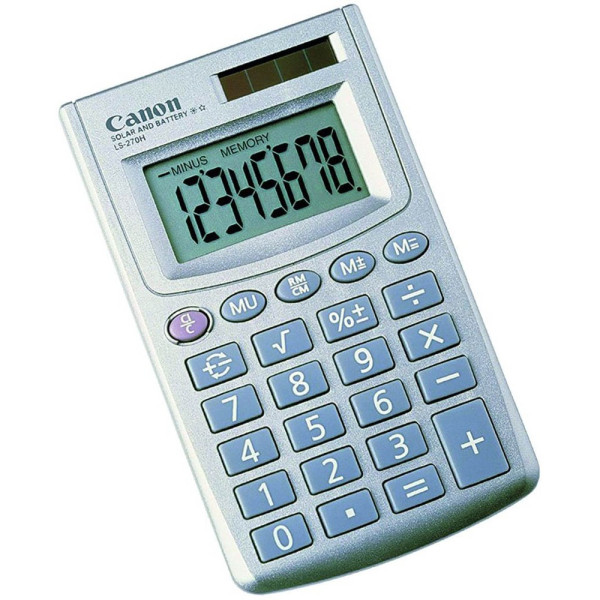 4549292233094 - Taschenrechner LS-270H Solar- Batterie LCD-Display silber 1-zeilig 8-stellig 4549292233094 Canon