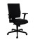 Bürostuhl Lightstar 10, schwarz, mit Armlehnen, bis 110kg