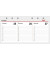 Kalendereinlage 02-0086, Kompakt, 1 Woche / 2 Seiten, 167x95mm (A6 quer), 2025
